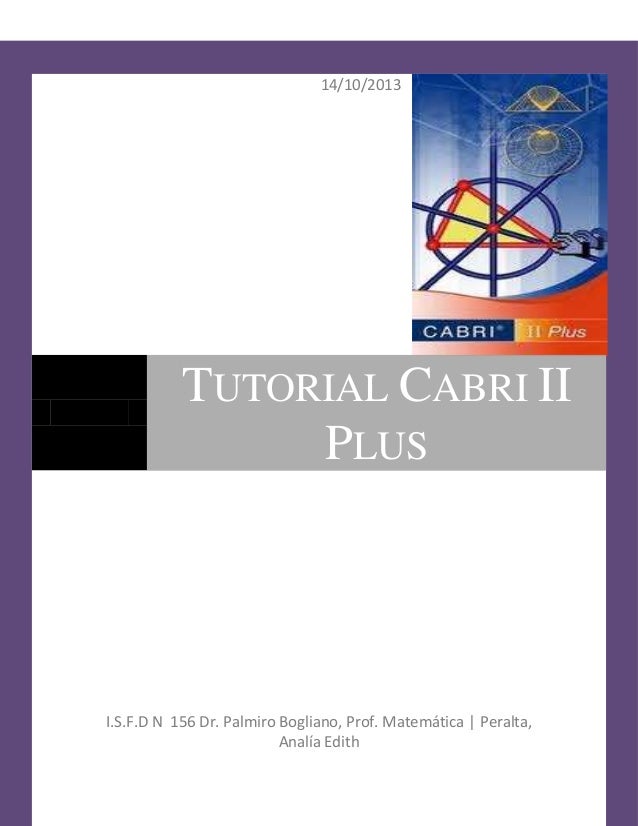 CABRI GEOMETRE PLUS DA SCARICA